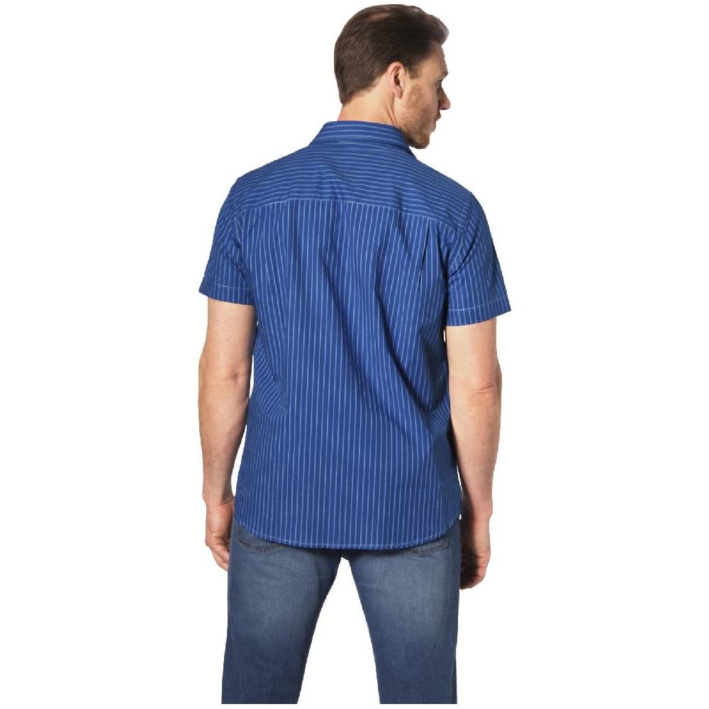 Jan Vanderstorm Streifenhemd PERTTU royal blau Outlet