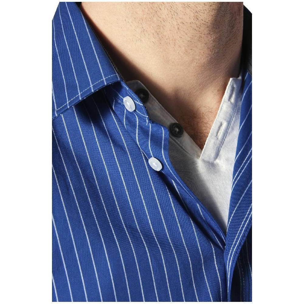 Jan Vanderstorm Streifenhemd PERTTU royal blau Outlet