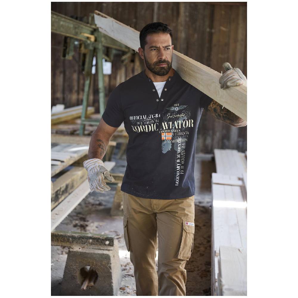 Jan Vanderstorm T-Shirt ULJAS schwarz Auslauf