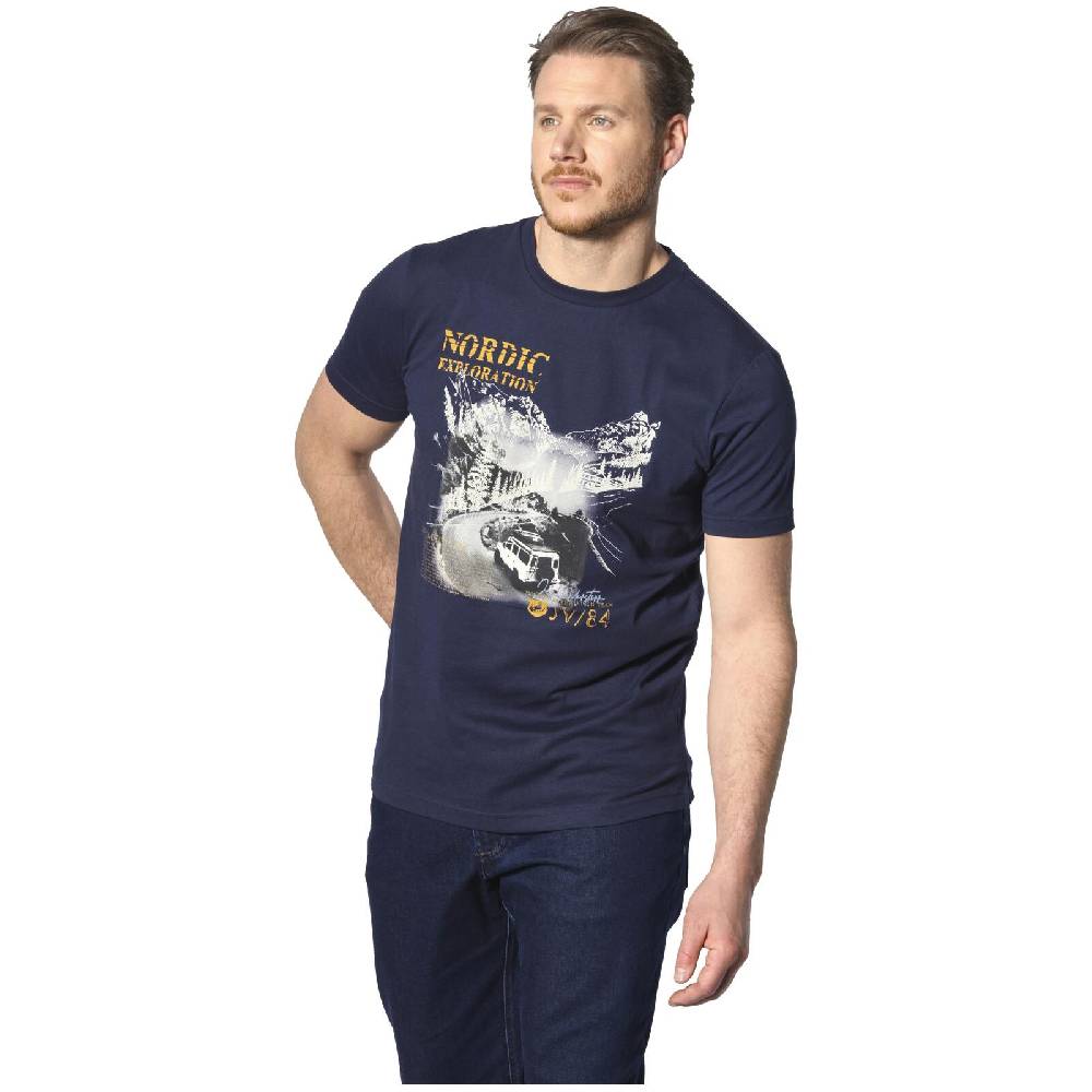 Jan Vanderstorm T-Shirt HAKSE dunkelblau Angebote