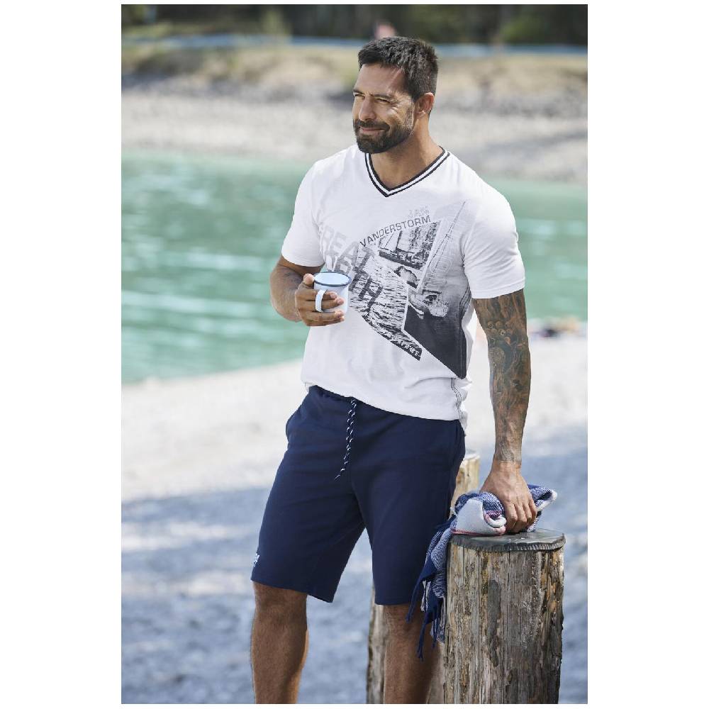Jan Vanderstorm T-Shirt BRYNO weiß Meist gekauft