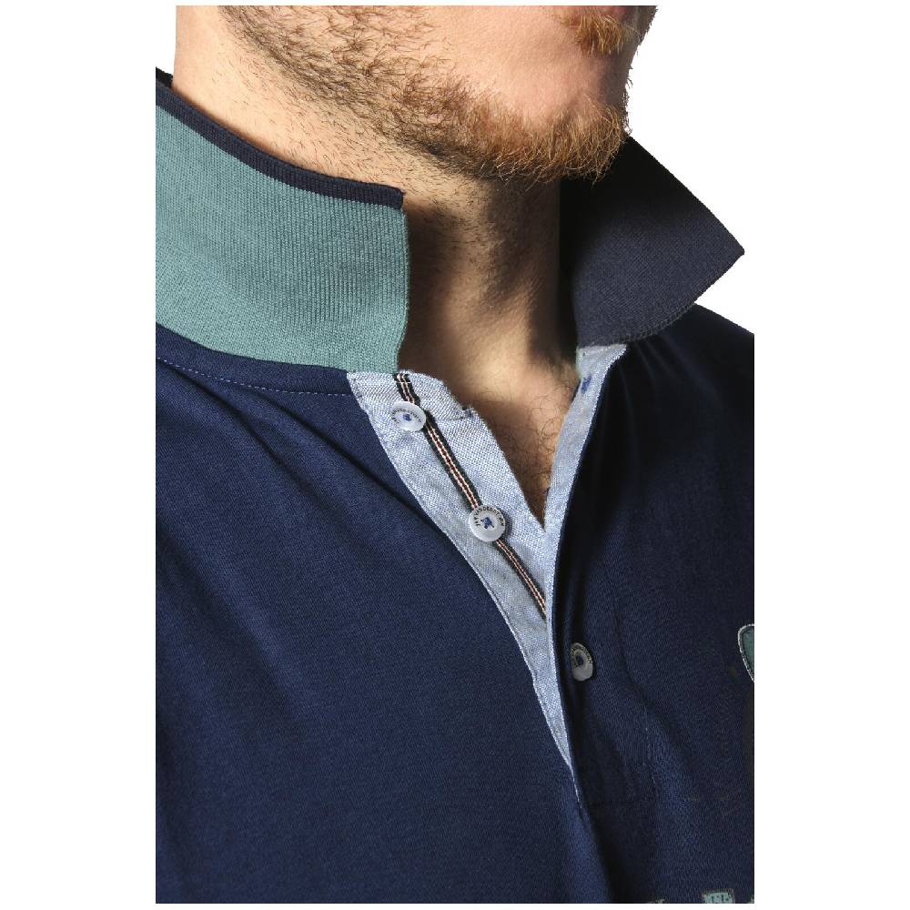 Jan Vanderstorm Poloshirt GIZUR royal blau Limitierter Zeitrabatt
