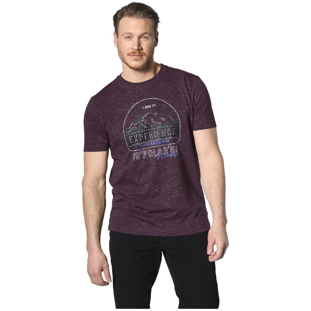 Jan Vanderstorm T-Shirt PERDALSON lila melange Fabrikpreis