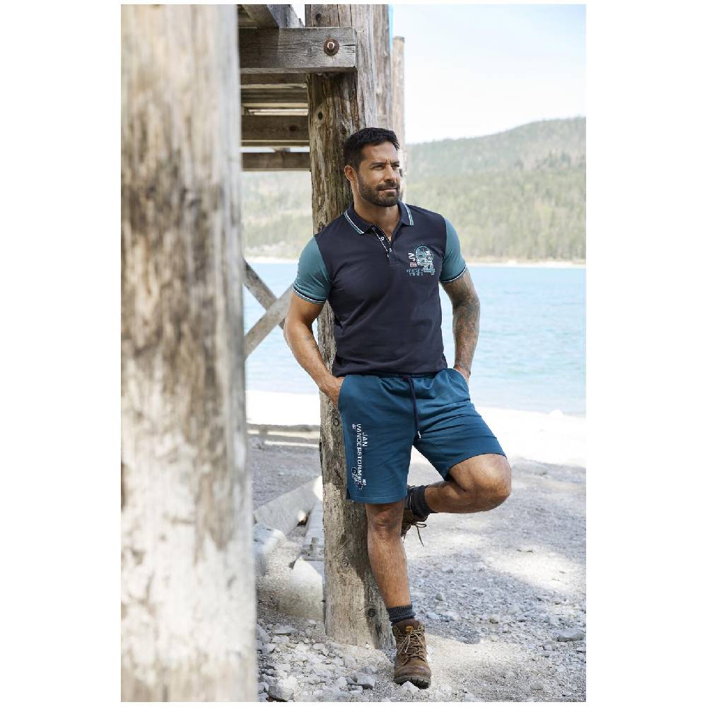 Jan Vanderstorm Poloshirt OLEJORN dunkelblau Flash Sale