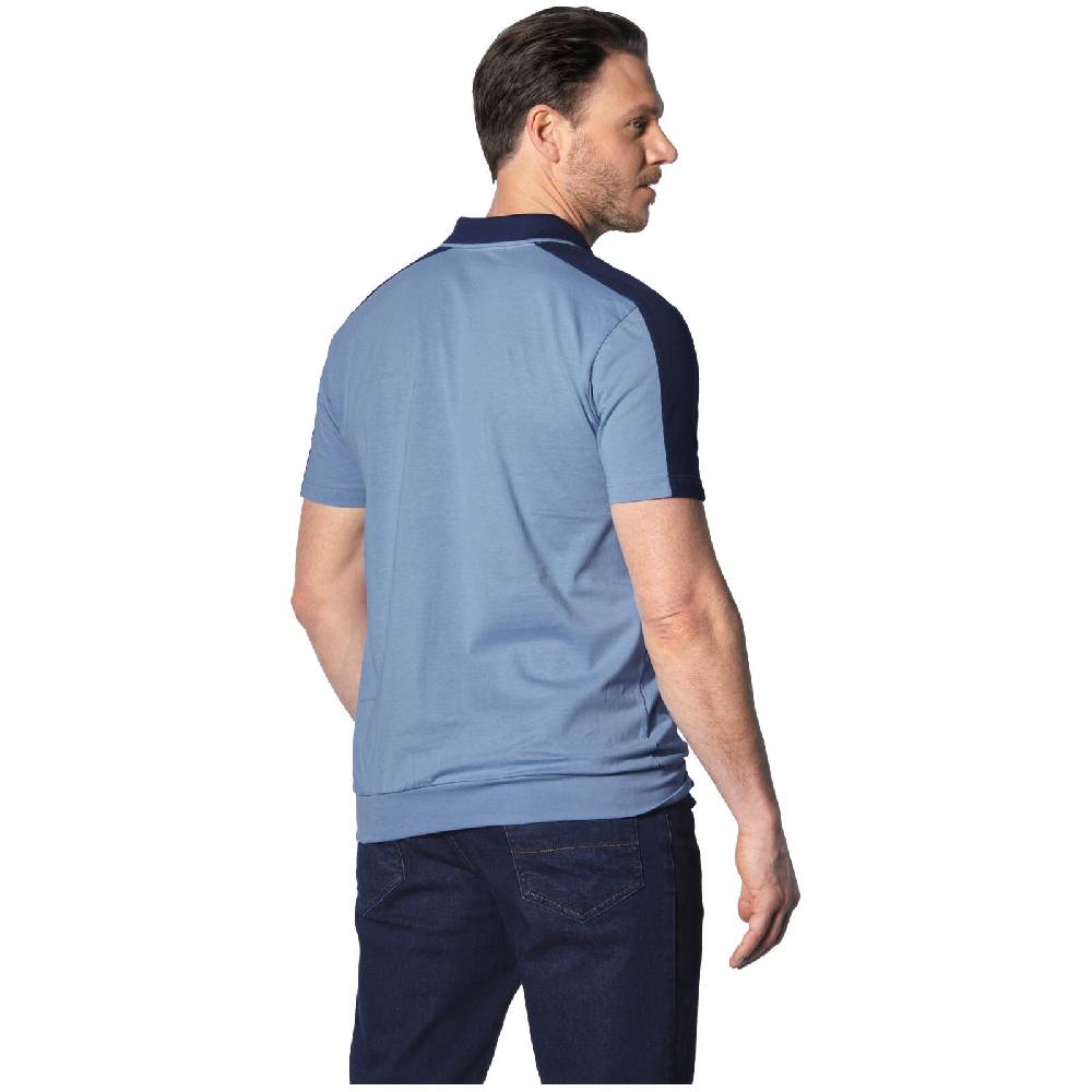 Jan Vanderstorm Poloshirt EGRON blau Exklusivangebot