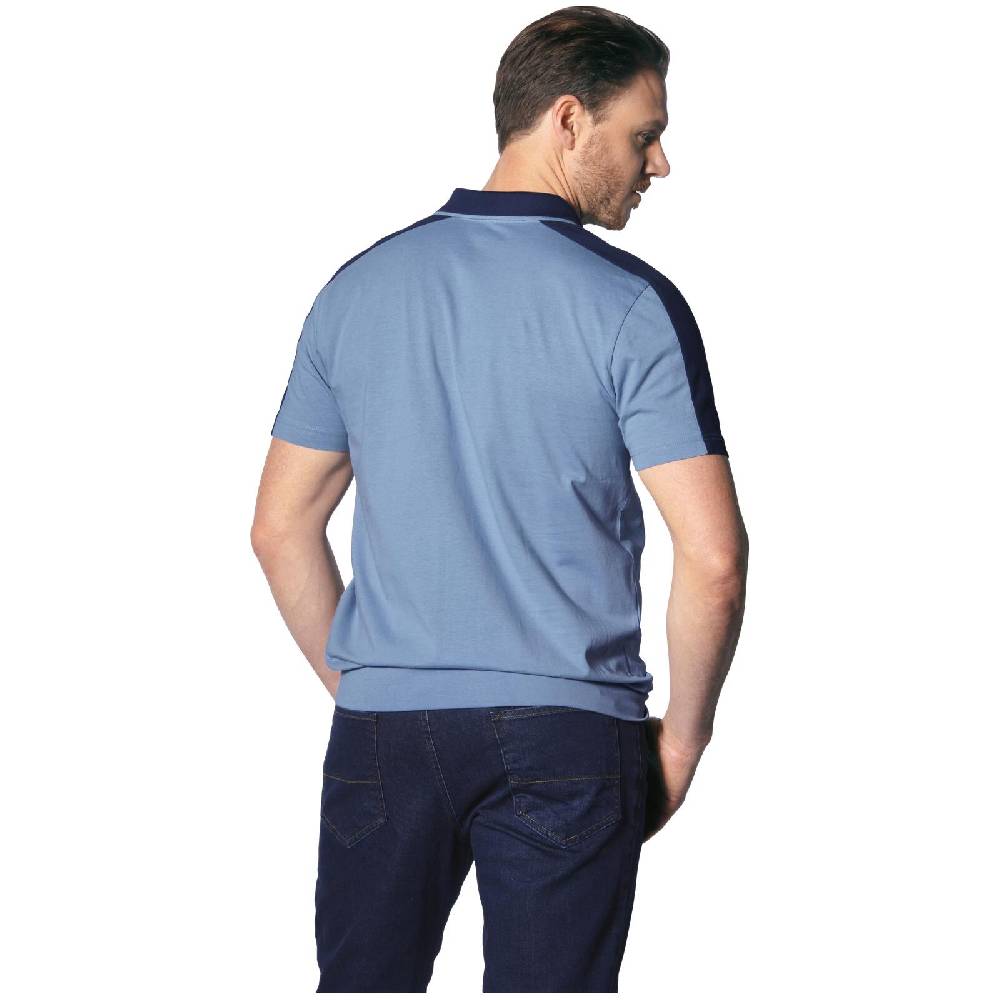 Jan Vanderstorm Poloshirt EGRON blau Exklusivangebot
