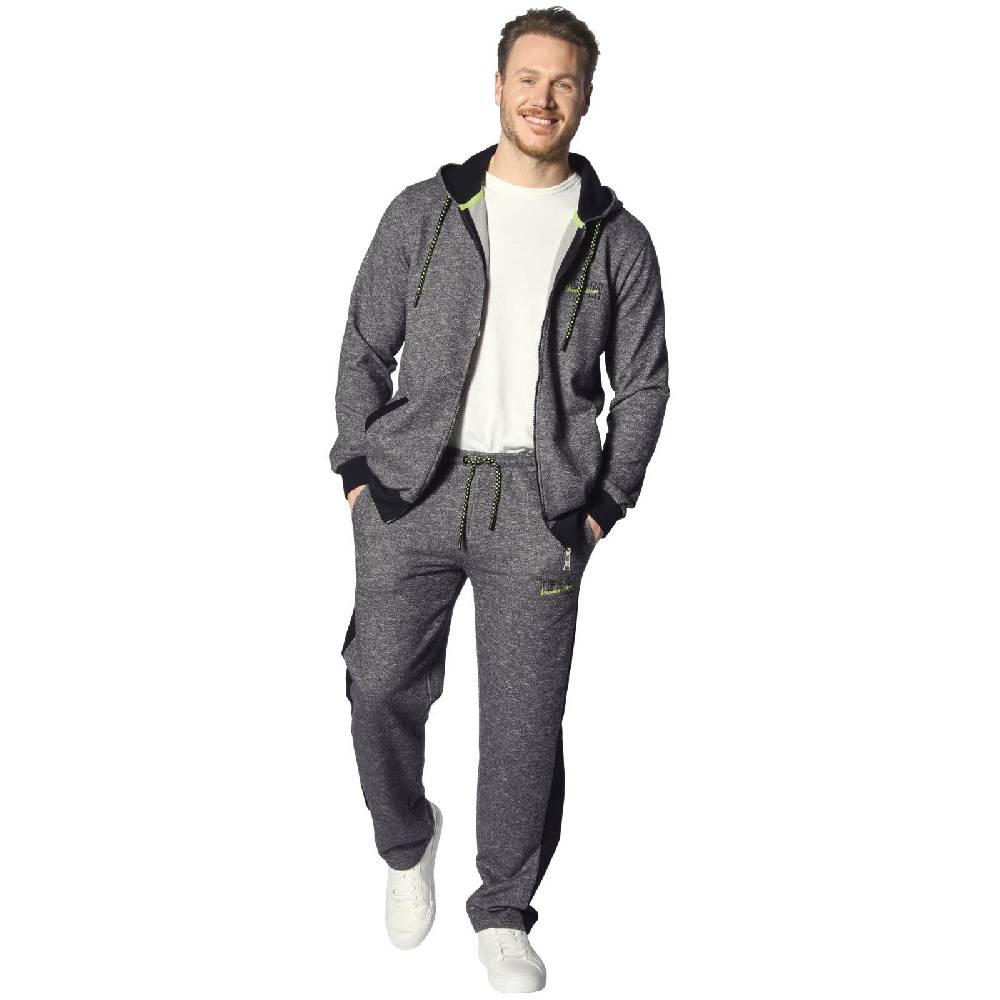 Jan Vanderstorm Sweatjacke RUMOLT schwarz melange Muttertagsangebot