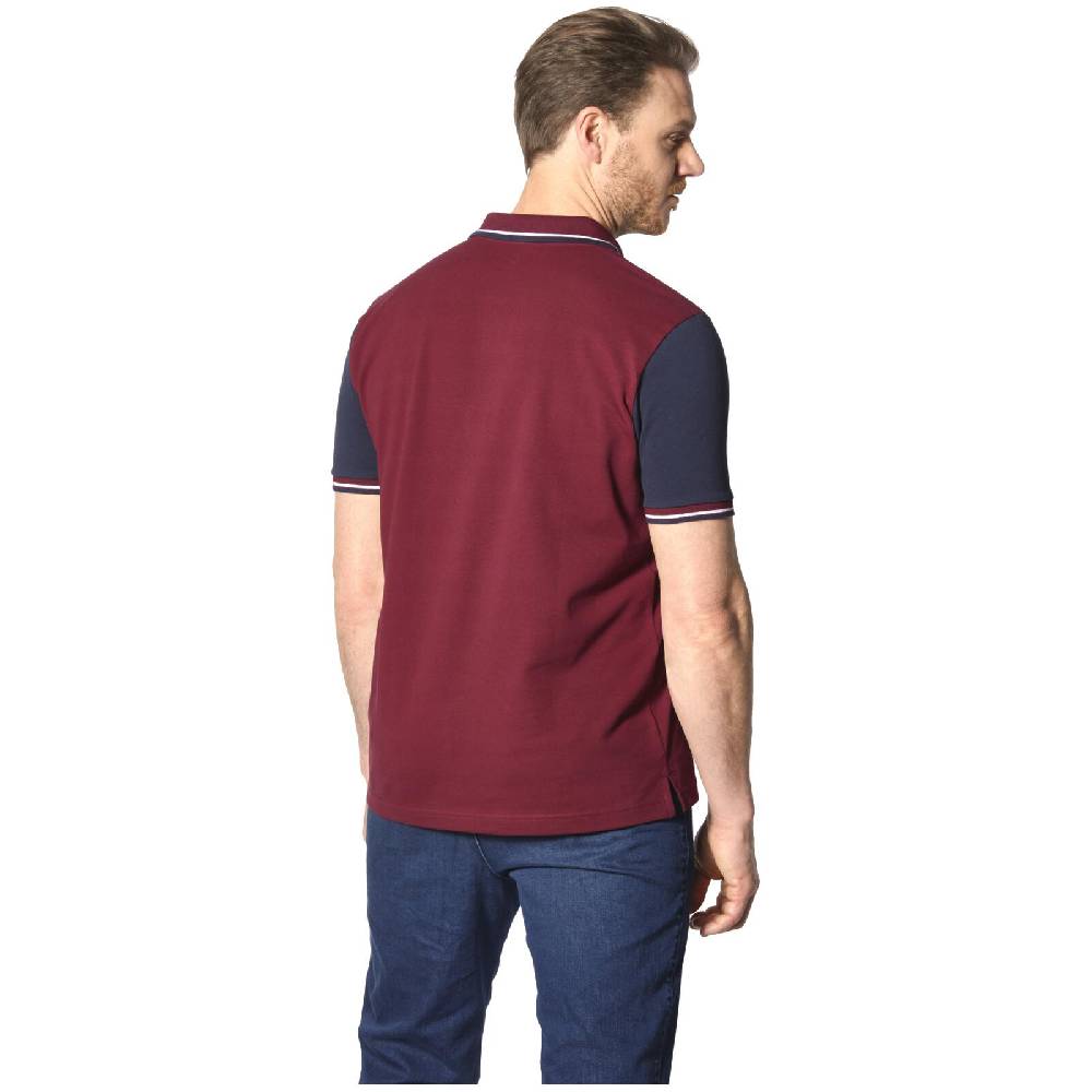 Jan Vanderstorm Poloshirt OLEJORN dunkelrot Vatertagsangebot
