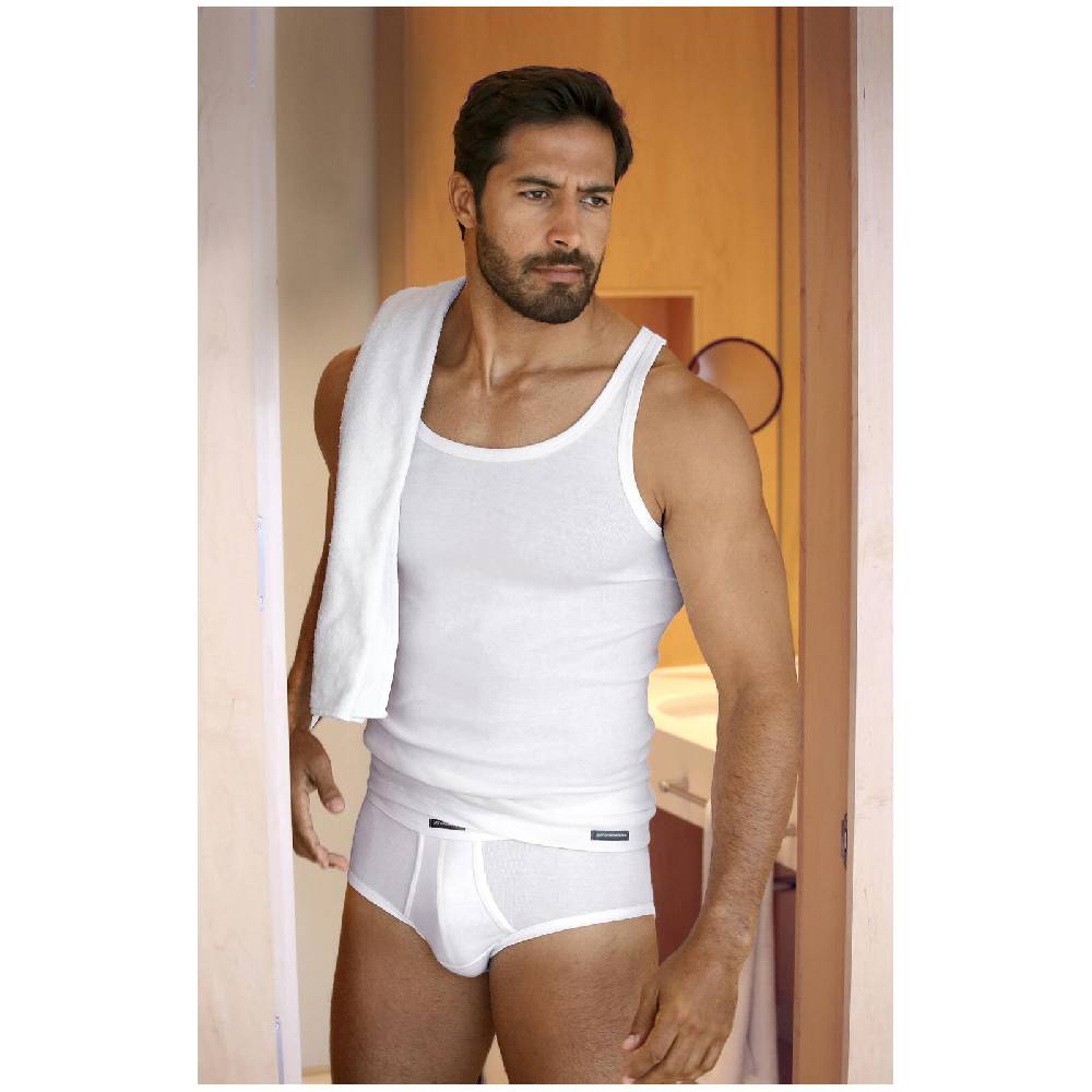 Jan Vanderstorm 2er Pack Unterhemd SOINI weiß Günstiger Verkauf