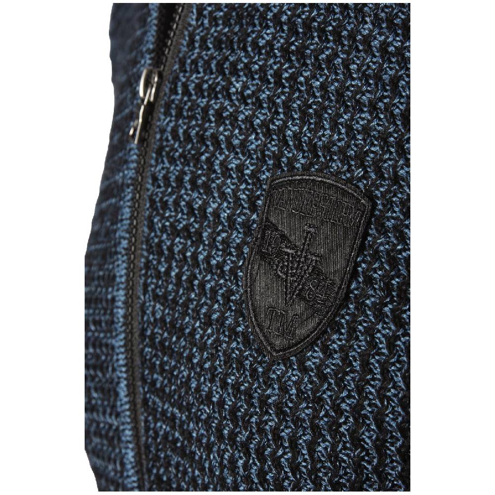 Jan Vanderstorm Strickjacke HALSTEN blau Flash Sale