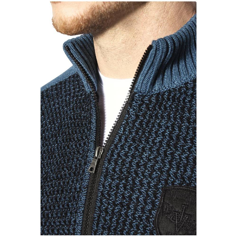 Jan Vanderstorm Strickjacke HALSTEN blau Flash Sale