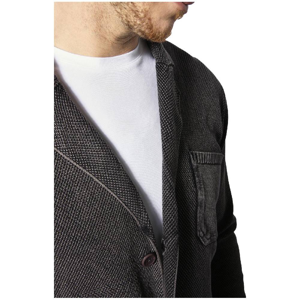 Jan Vanderstorm Strickjacke SIGURDULFAR schwarz Begrenztes Angebot