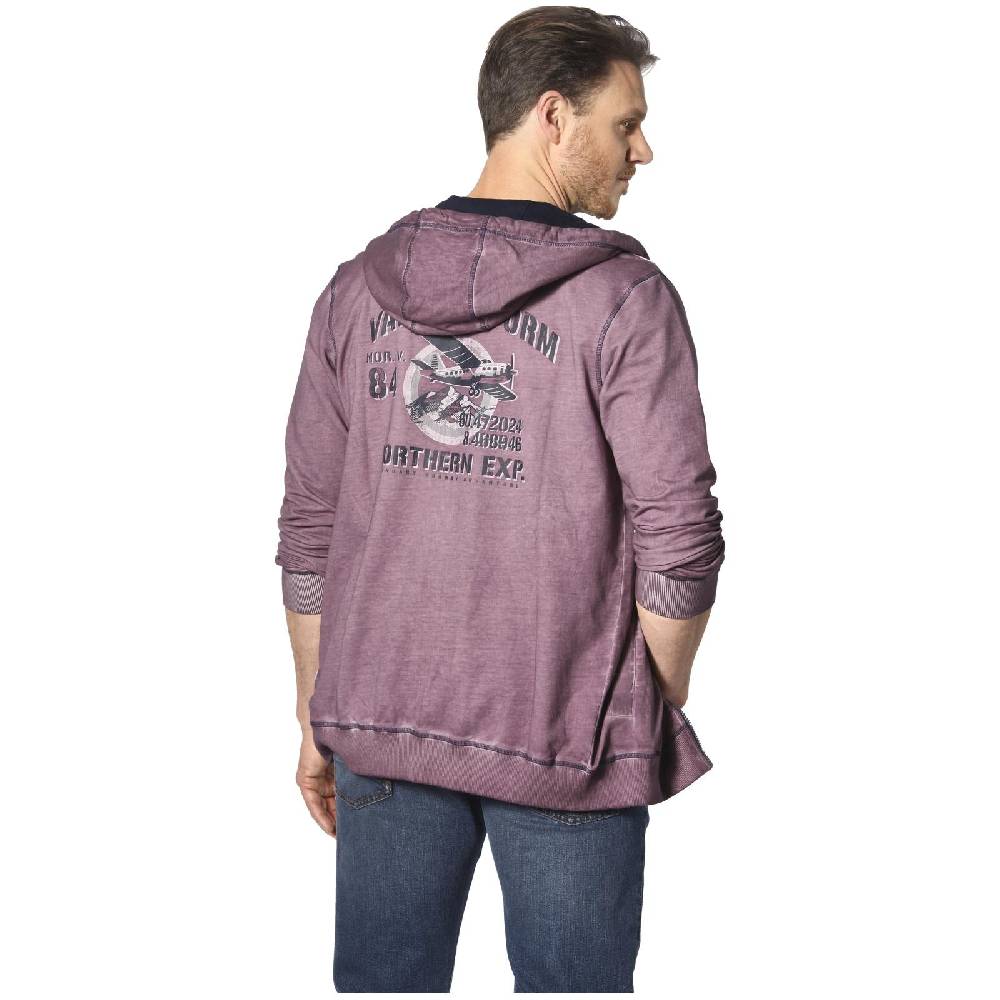 Jan Vanderstorm Sweatjacke PERKELMAN helllila Online Shopping