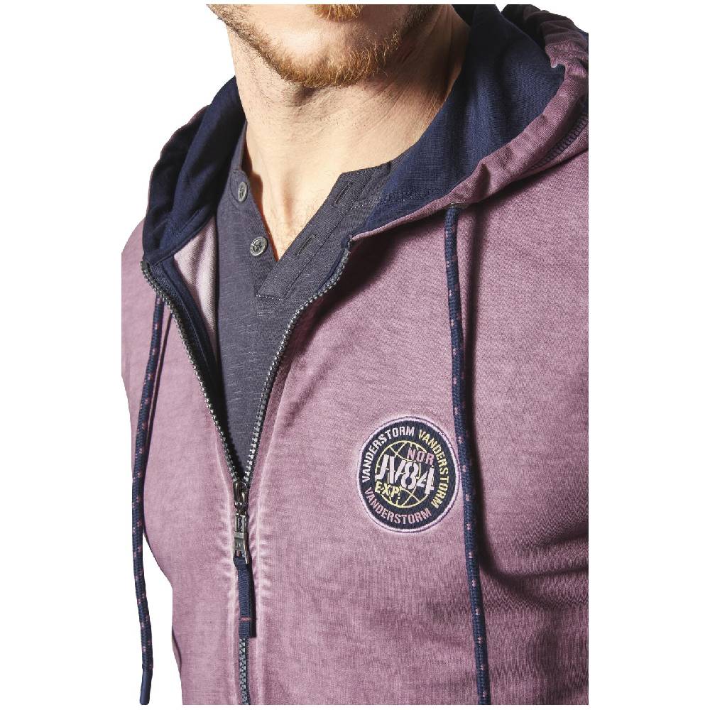 Jan Vanderstorm Sweatjacke PERKELMAN helllila Online Shopping