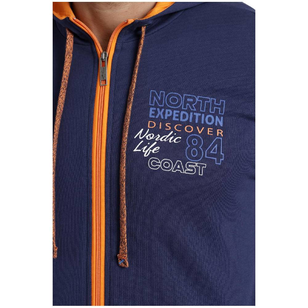 Jan Vanderstorm Sweatjacke RODERICH dunkelblau Osterangebot