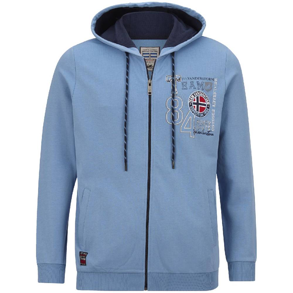 Jan Vanderstorm Sweatjacke HOLVAST blau Jubiläumsangebot