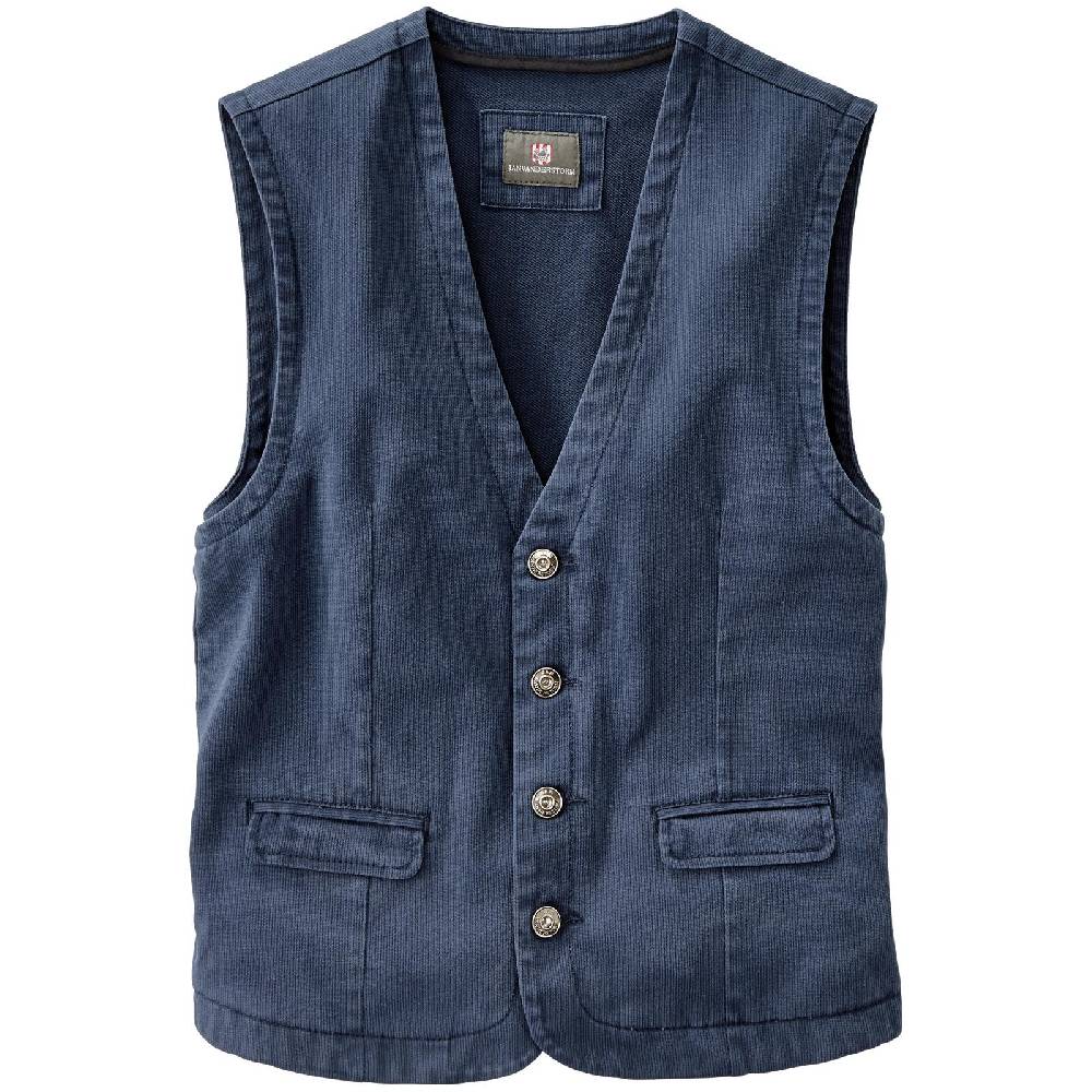 Jan Vanderstorm Weste TORELL blau Top Angebot