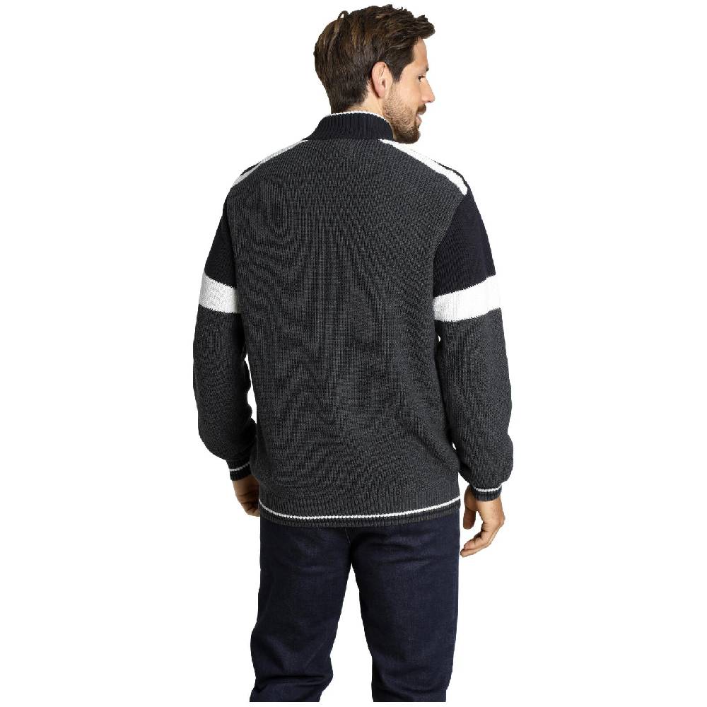 Jan Vanderstorm Strickjacke ANVE dunkelgrau Sonderangebote
