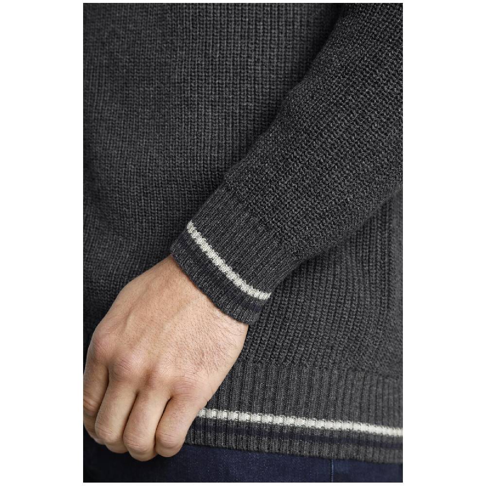 Jan Vanderstorm Strickjacke ANVE dunkelgrau Sonderangebote