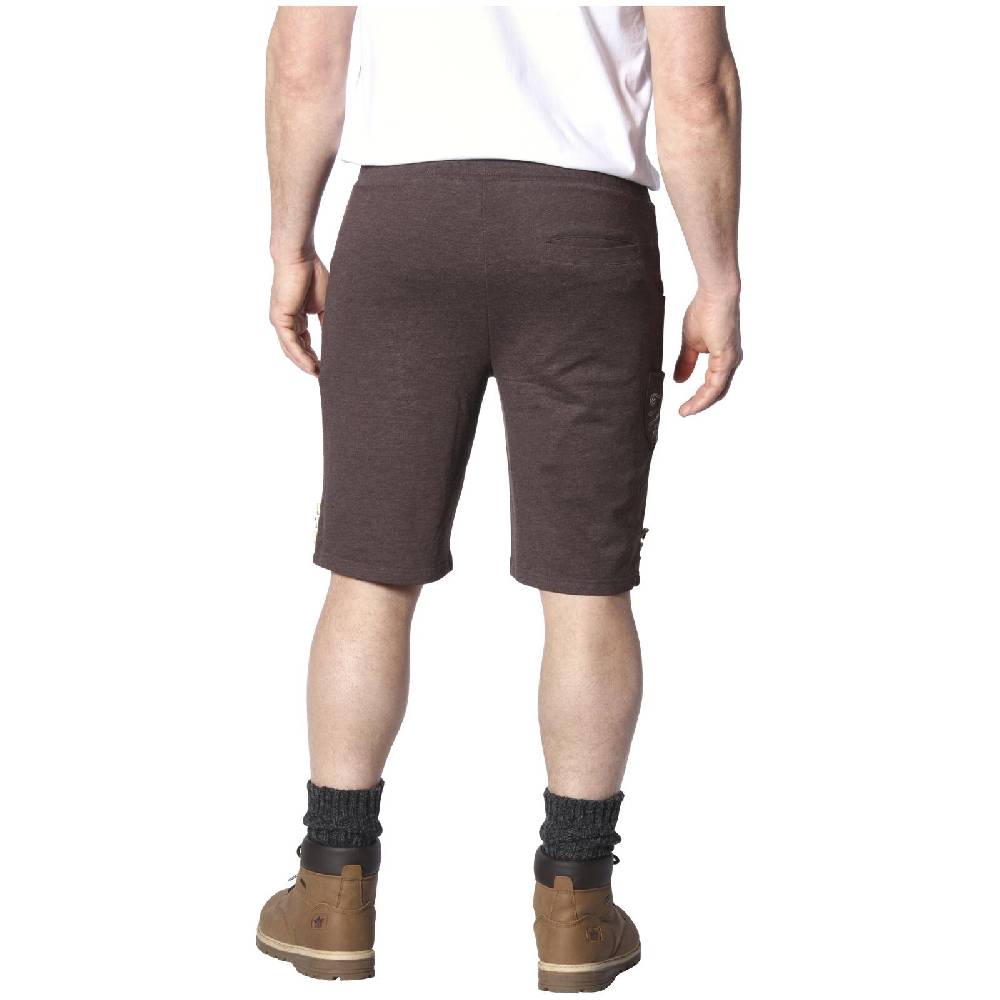 Jan Vanderstorm Sweatbermuda DENNIK dunkelbraun Super Sparpreis