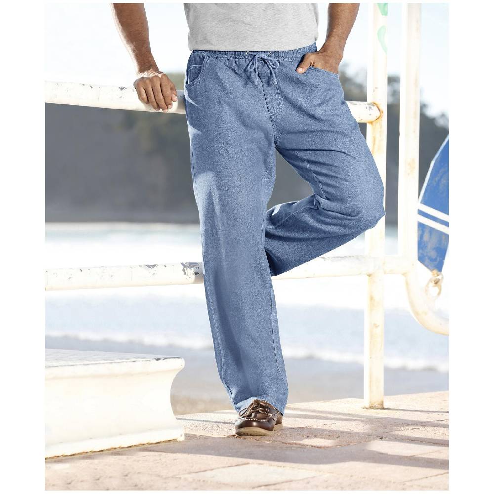 Jan Vanderstorm Schlupfjeans DAAN hellblau Rabatte dieses Monats