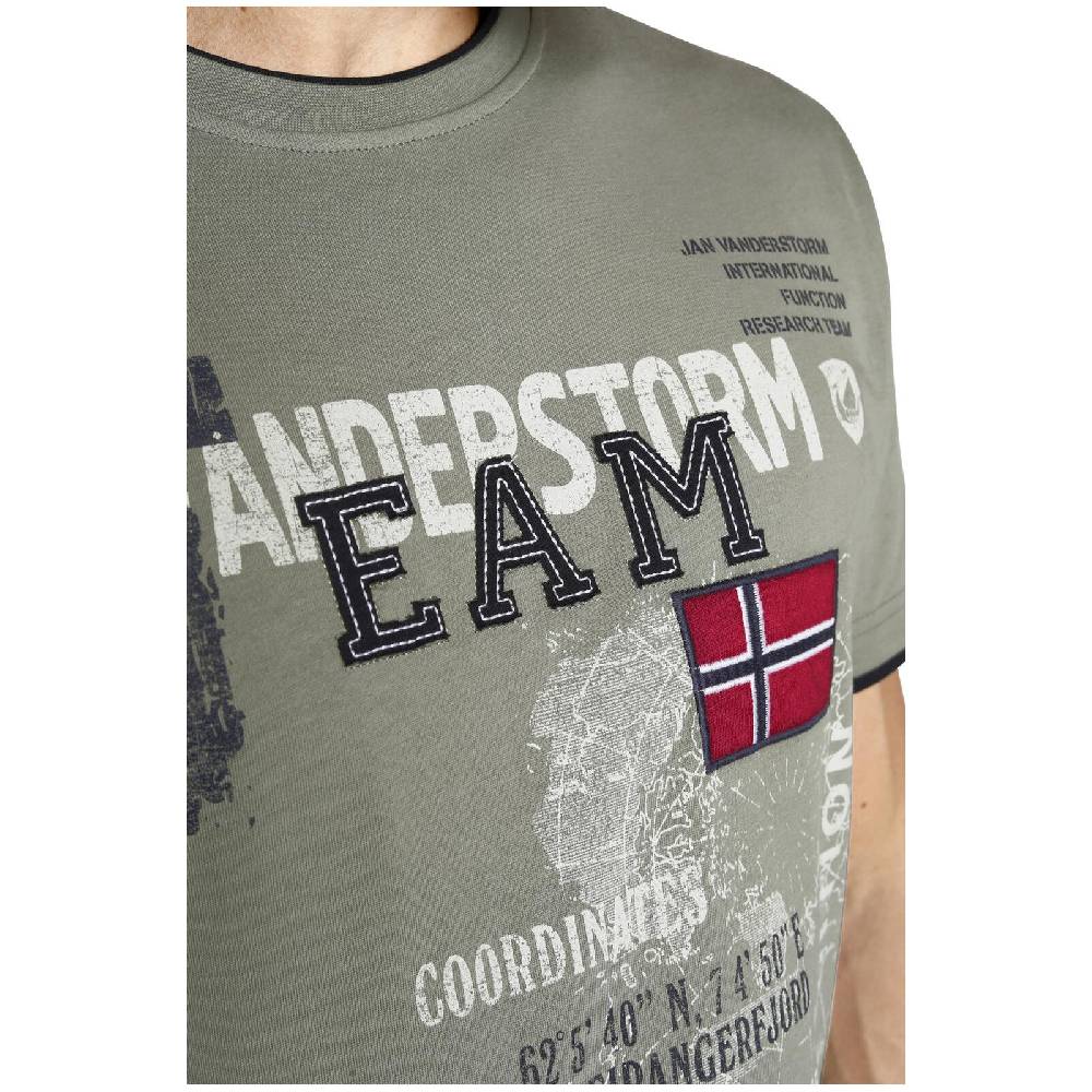 Jan Vanderstorm T-Shirt SÖLVE oliv Verkauf