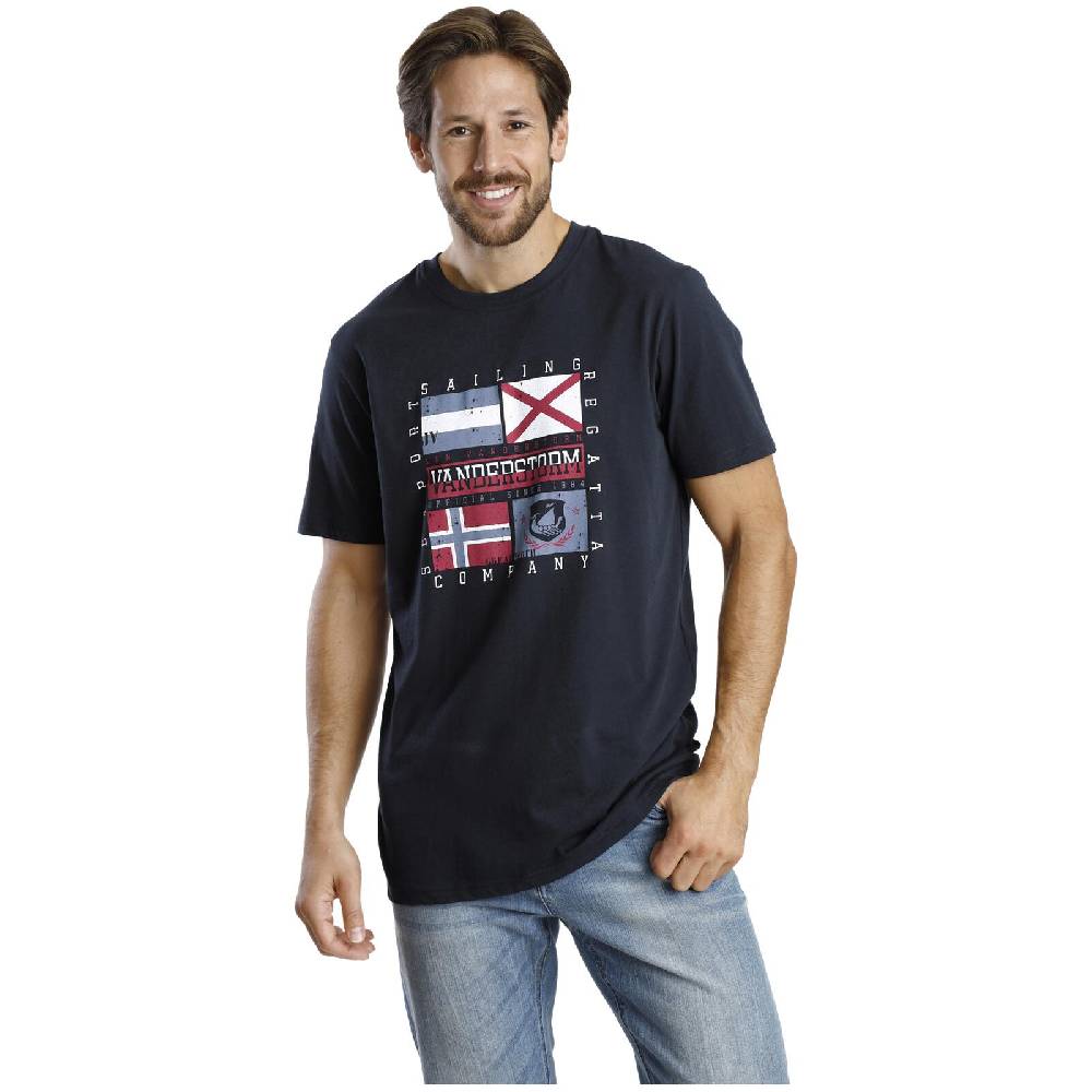 Jan Vanderstorm Doppelpack T-Shirt PREBEN blau dunkelblau Angebote