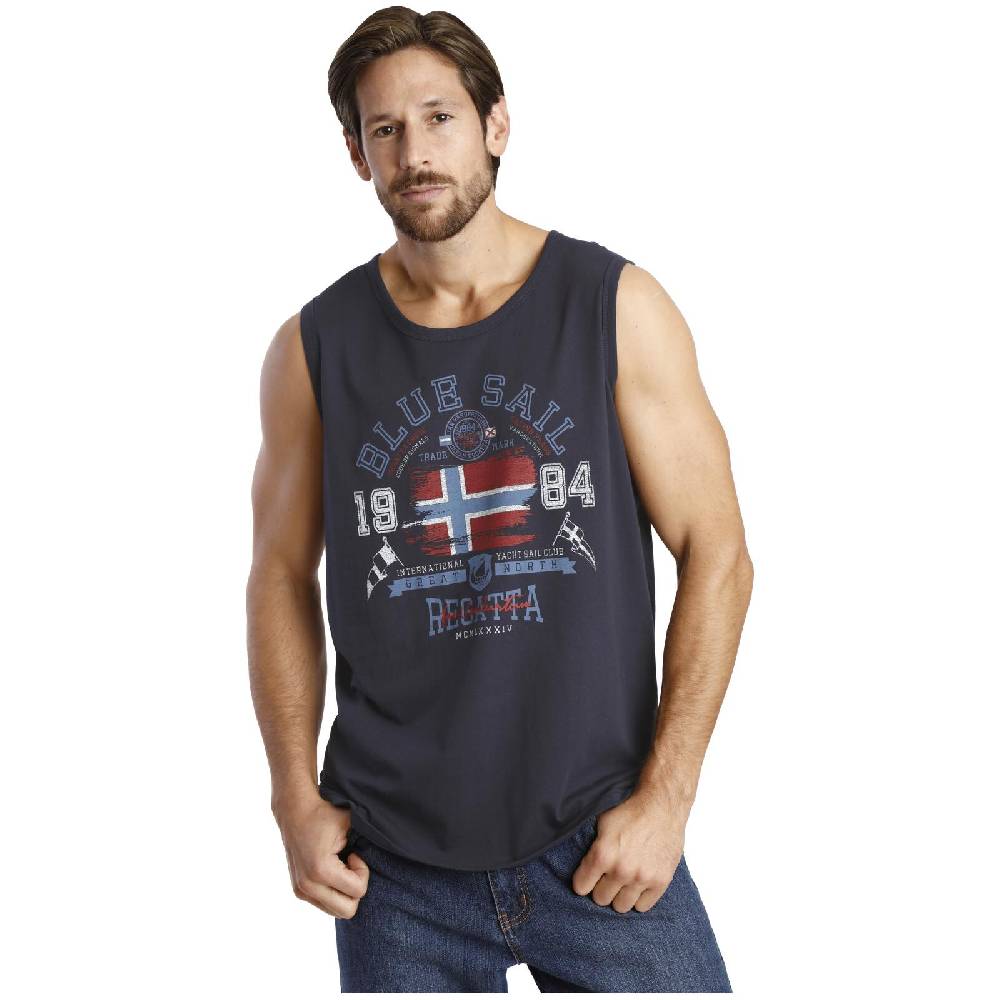 Jan Vanderstorm Tanktop BEUTE dunkelblau im Angebot
