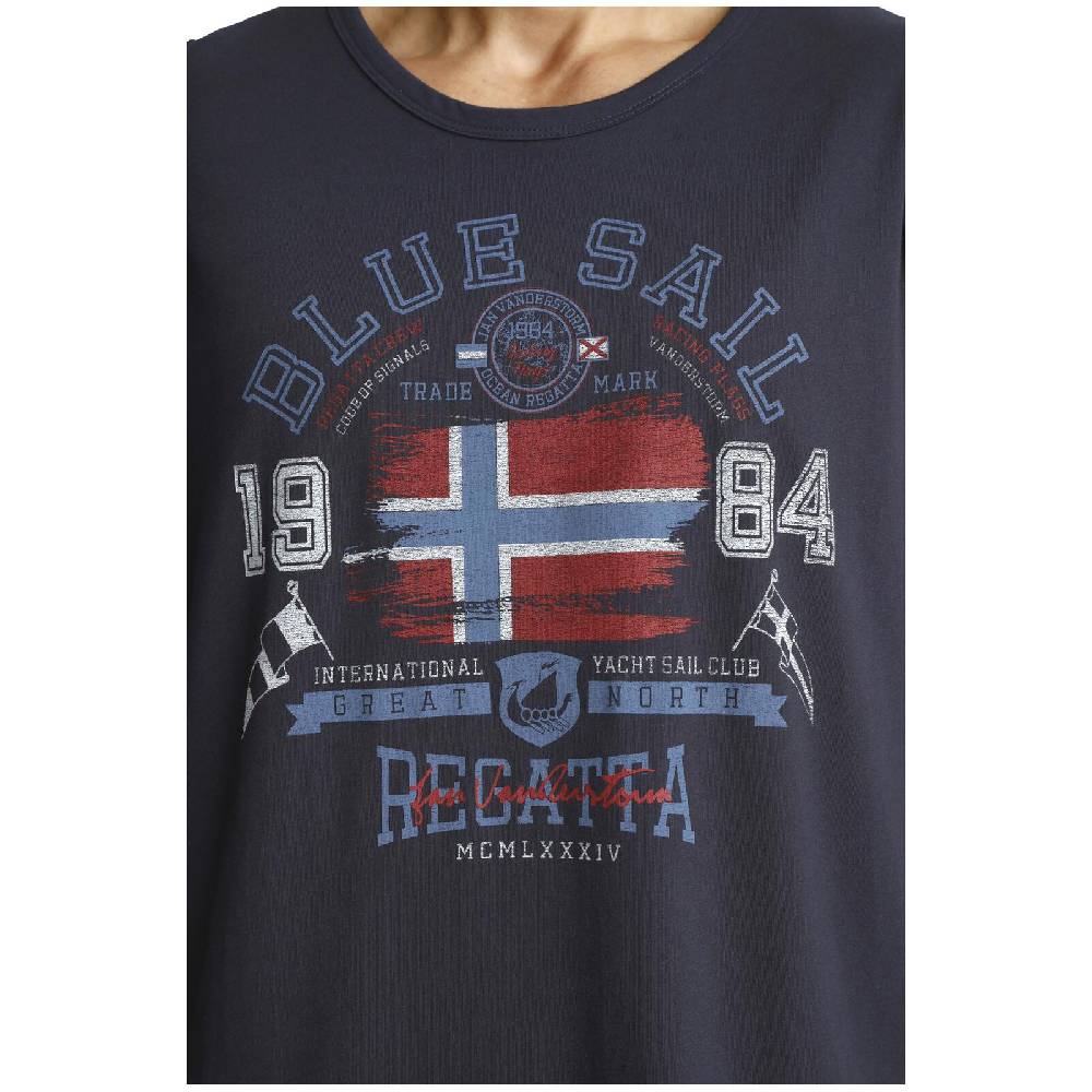 Jan Vanderstorm Tanktop BEUTE dunkelblau im Angebot