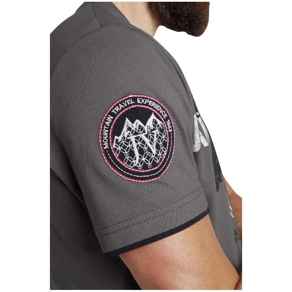 Jan Vanderstorm T-Shirt SÖLVE dunkelgrau Günstiger Verkauf