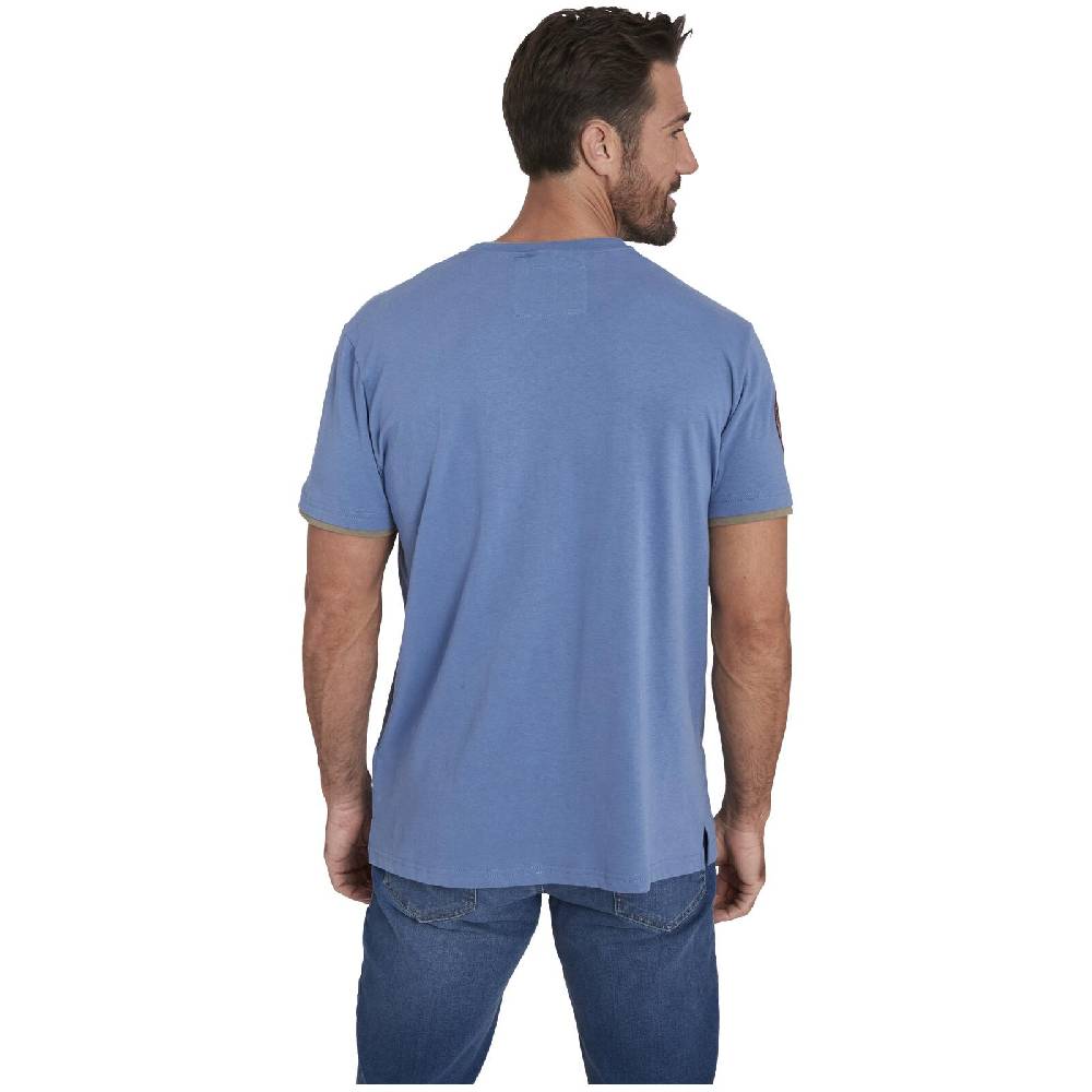 Jan Vanderstorm T-Shirt SÖLVE blau Fabrikverkauf