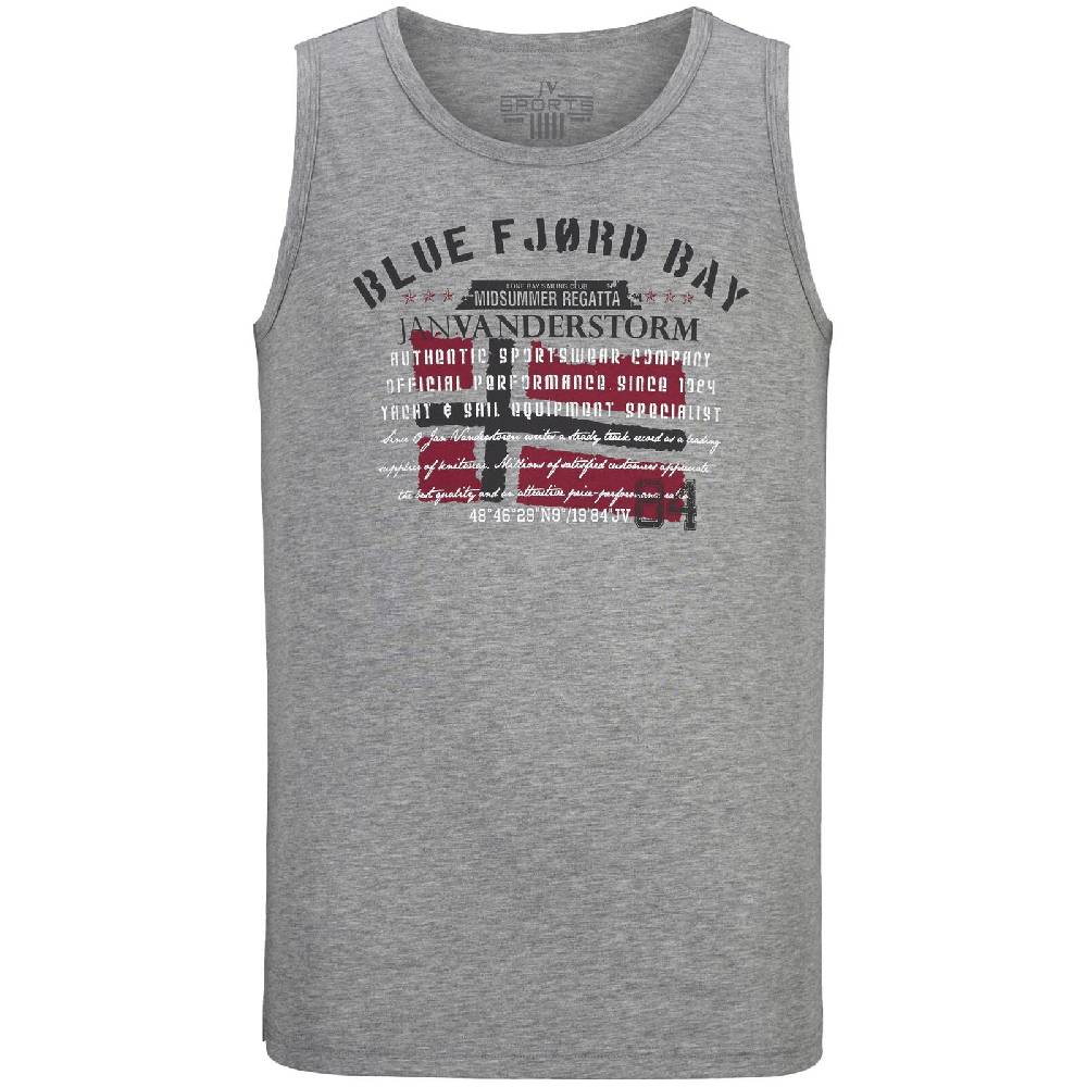 Jan Vanderstorm Tanktop OLOF grau melange Blitzverkäufe