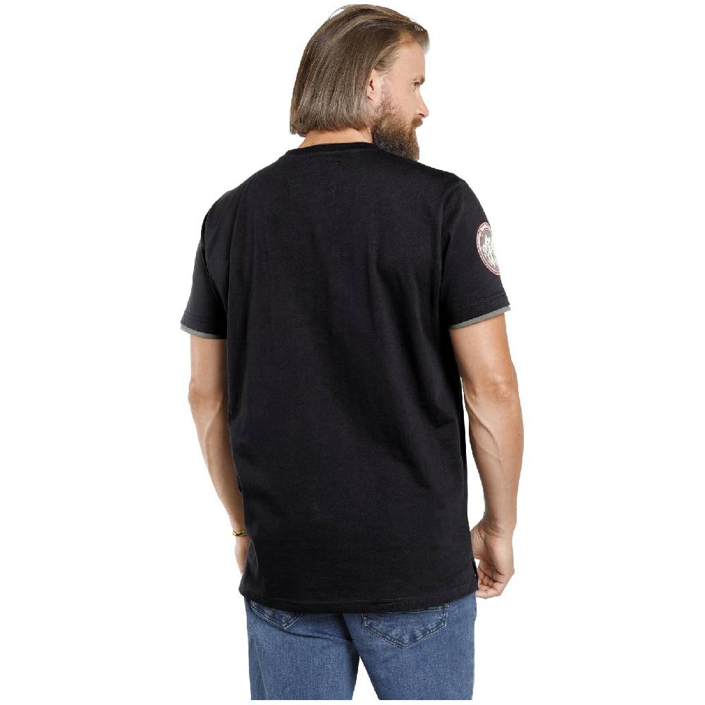 Jan Vanderstorm T-Shirt SÖLVE schwarz Kostenloser Versand