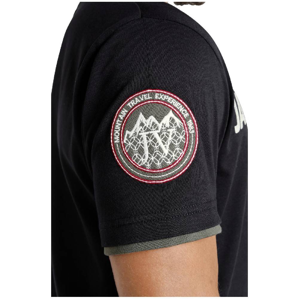 Jan Vanderstorm T-Shirt SÖLVE schwarz Kostenloser Versand