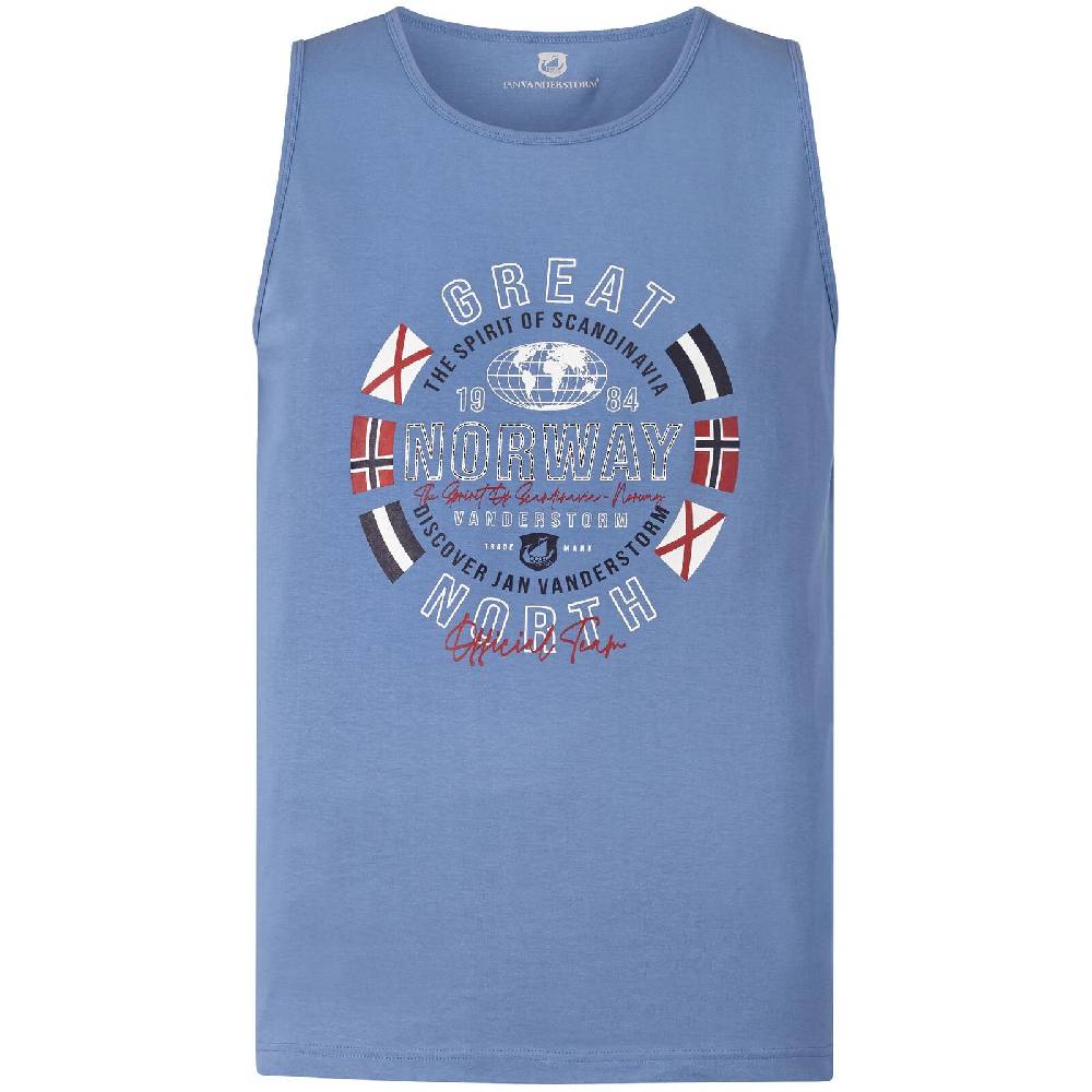 Jan Vanderstorm Tanktop TAMPPI blau Fabrikpreis