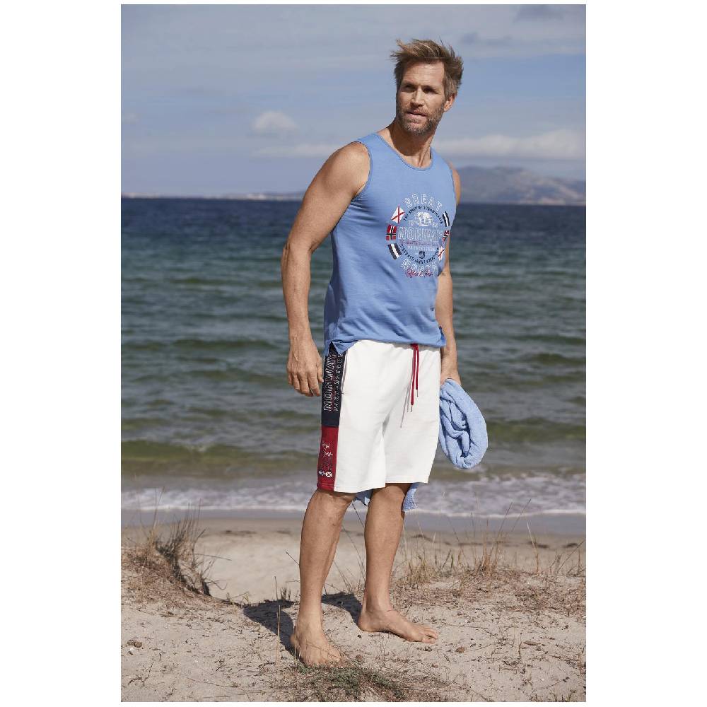 Jan Vanderstorm Tanktop TAMPPI blau Fabrikpreis