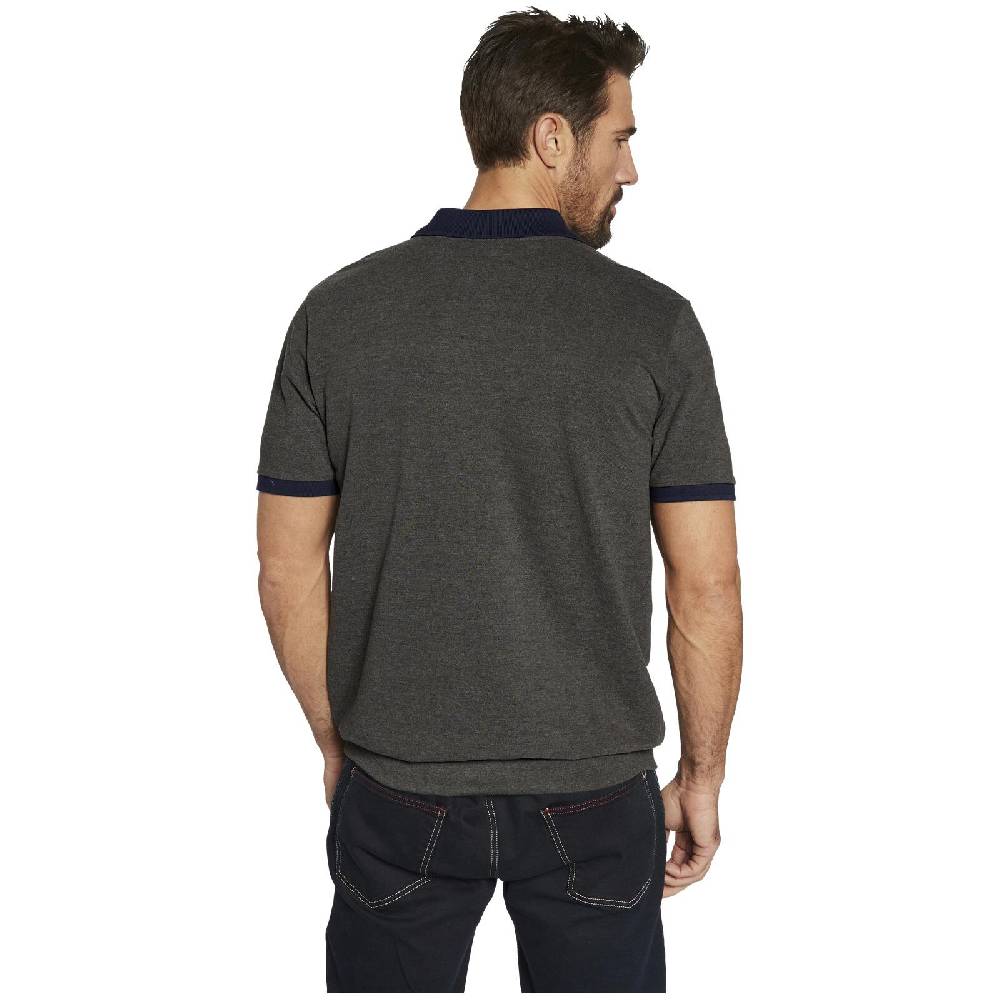 Jan Vanderstorm Poloshirt ERLING dunkelgrau melange Online Shopping