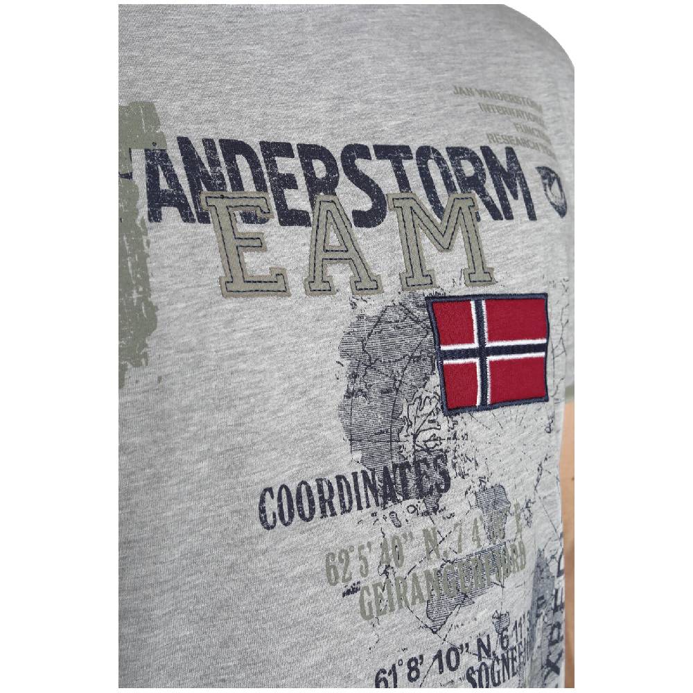 Jan Vanderstorm T-Shirt SÖLVE grau Preisnachlass