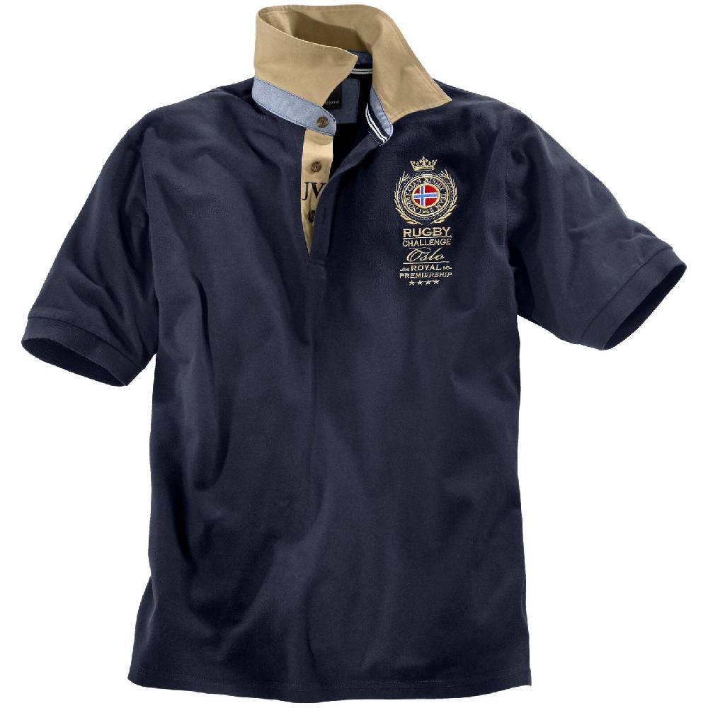 Jan Vanderstorm Poloshirt JOAKIM dunkelblau Vatertagsangebot