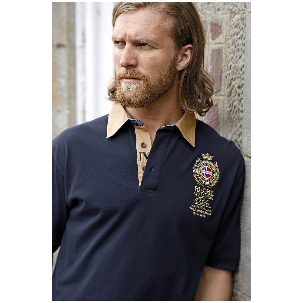 Jan Vanderstorm Poloshirt JOAKIM dunkelblau Vatertagsangebot