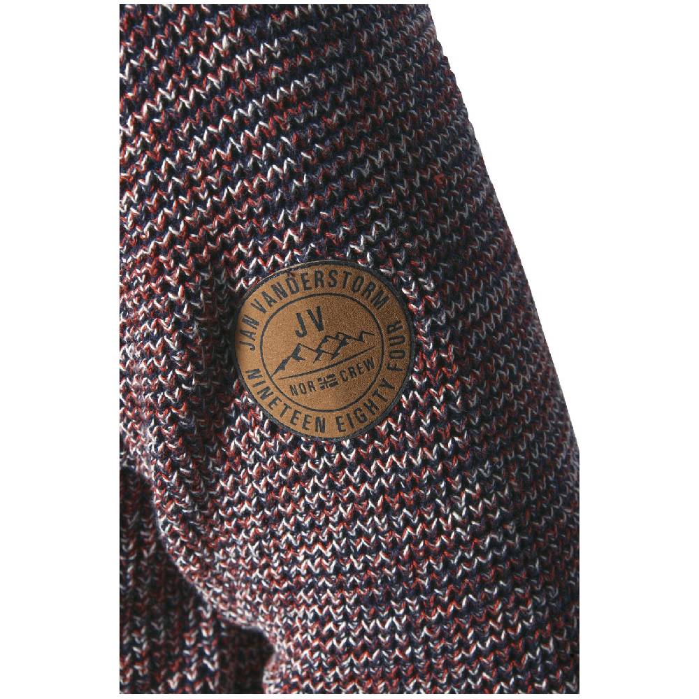 Jan Vanderstorm Pullover LARNO dunkelrot melange Super Sparpreis