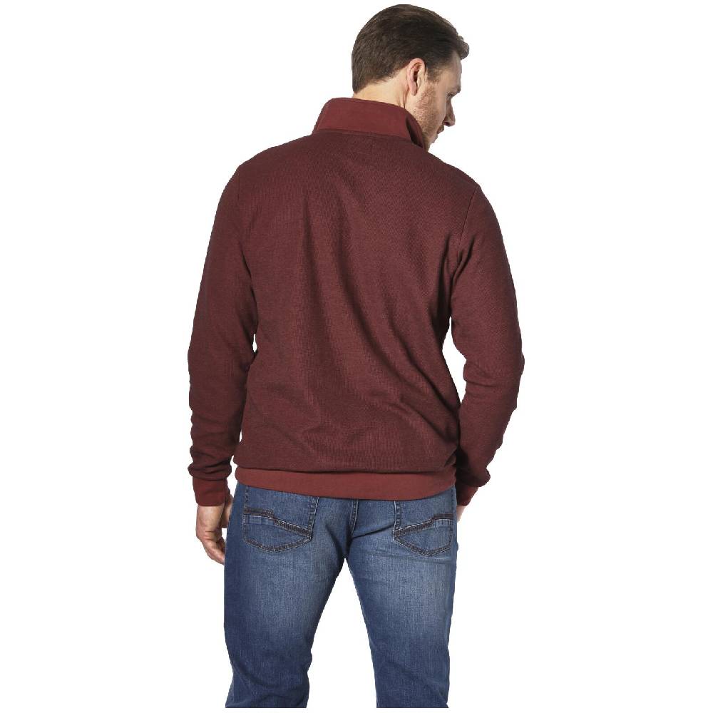 Jan Vanderstorm Sweatshirt MARKWARD dunkelrot Wochenangebot