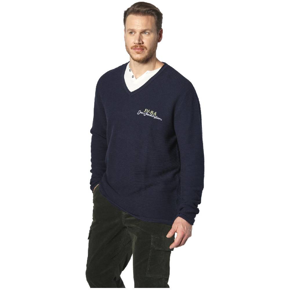 Jan Vanderstorm Pullover PERRIKVIK dunkelblau Letzte 3 Tage
