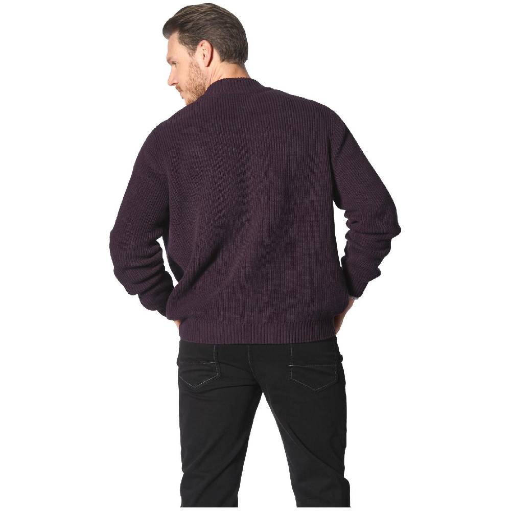 Jan Vanderstorm Strickjacke OLETARVIN dunkelrot Neueste Stile