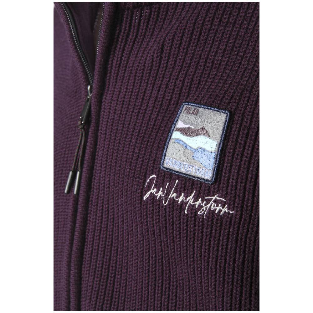 Jan Vanderstorm Strickjacke OLETARVIN dunkelrot Neueste Stile