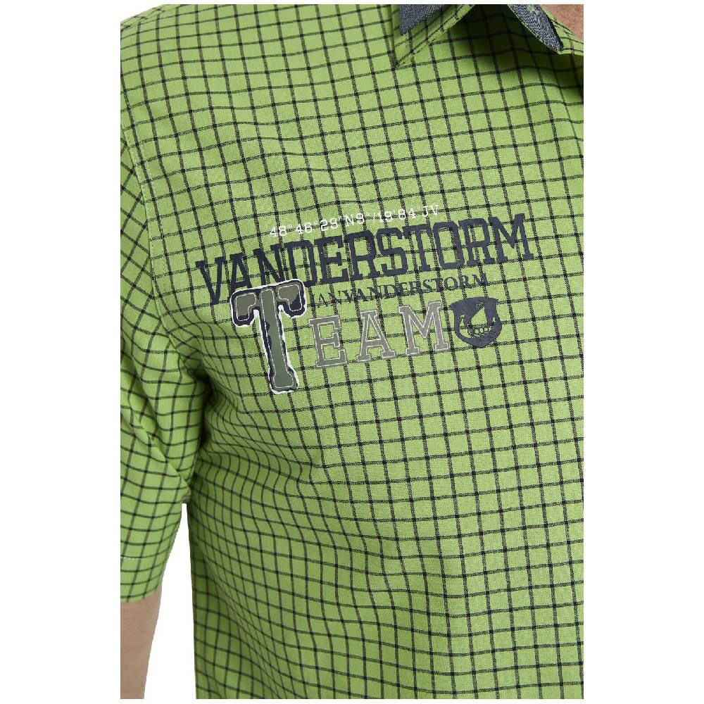 Jan Vanderstorm Kurzarmhemd RUTGER hellgrün kariert Discount Store für neue Produkte