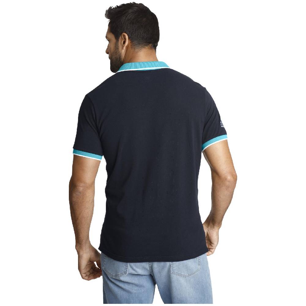 Jan Vanderstorm Poloshirt IWAR dunkelblau Kostenloser Versand international