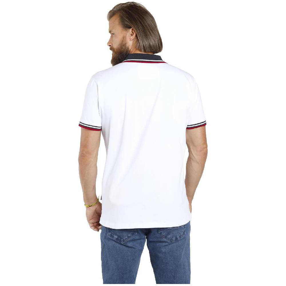 Jan Vanderstorm Doppelpack Poloshirt JOHAN weiß dunkelblau Fabrikladen
