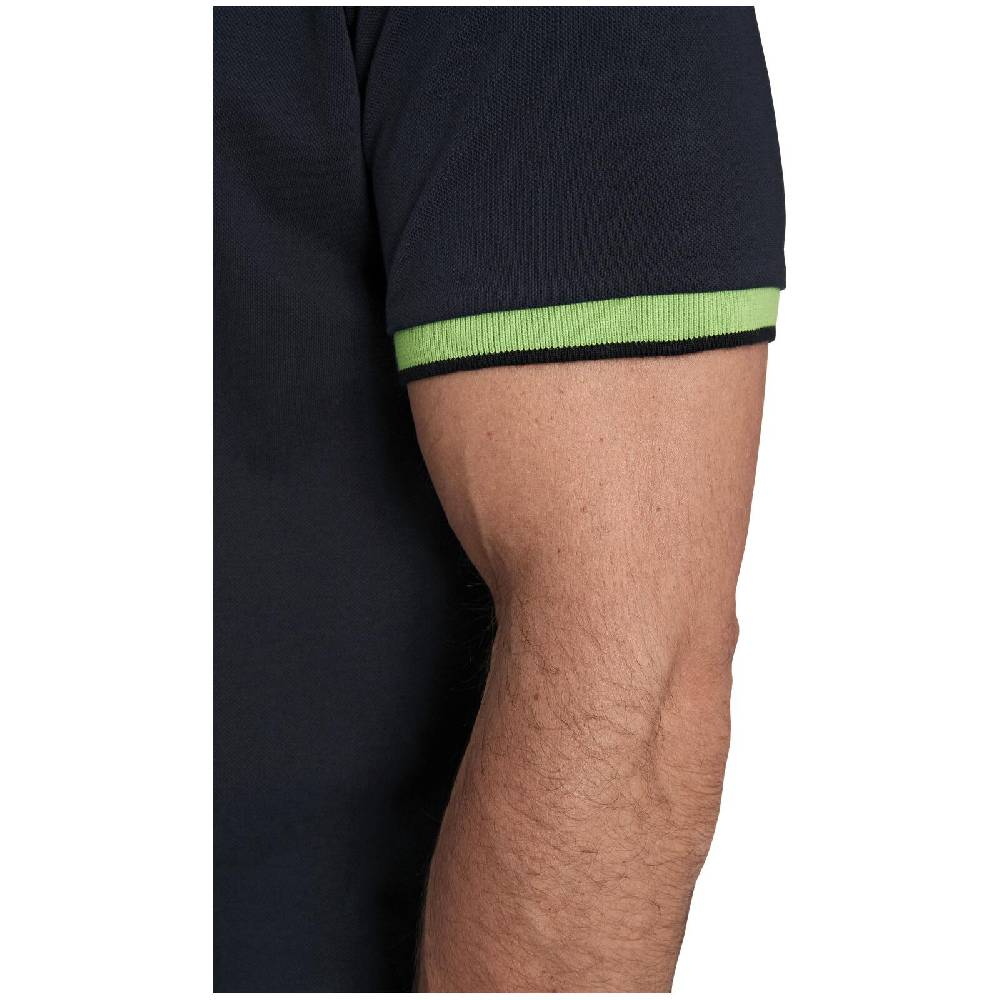 Jan Vanderstorm Poloshirt LAVRANS schwarz grün Begrenzt auf 3 Tage