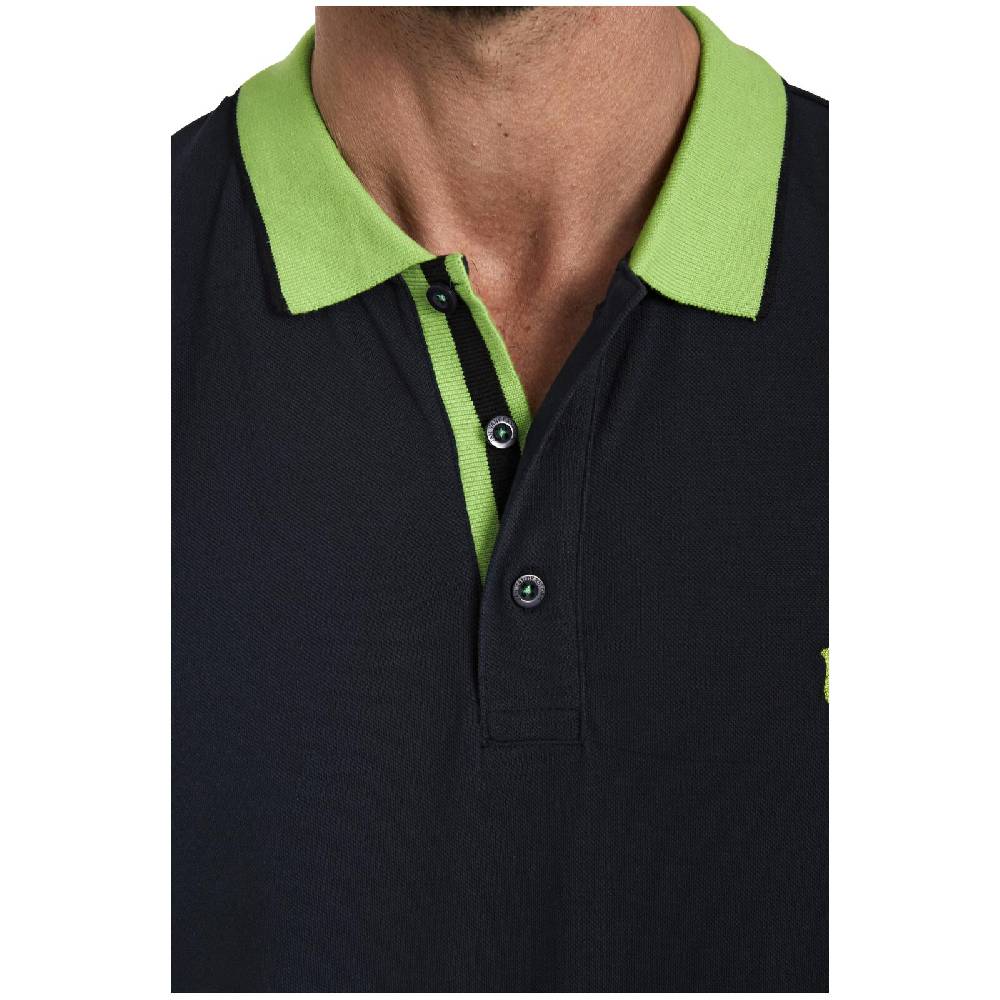 Jan Vanderstorm Poloshirt LAVRANS schwarz grün Begrenzt auf 3 Tage